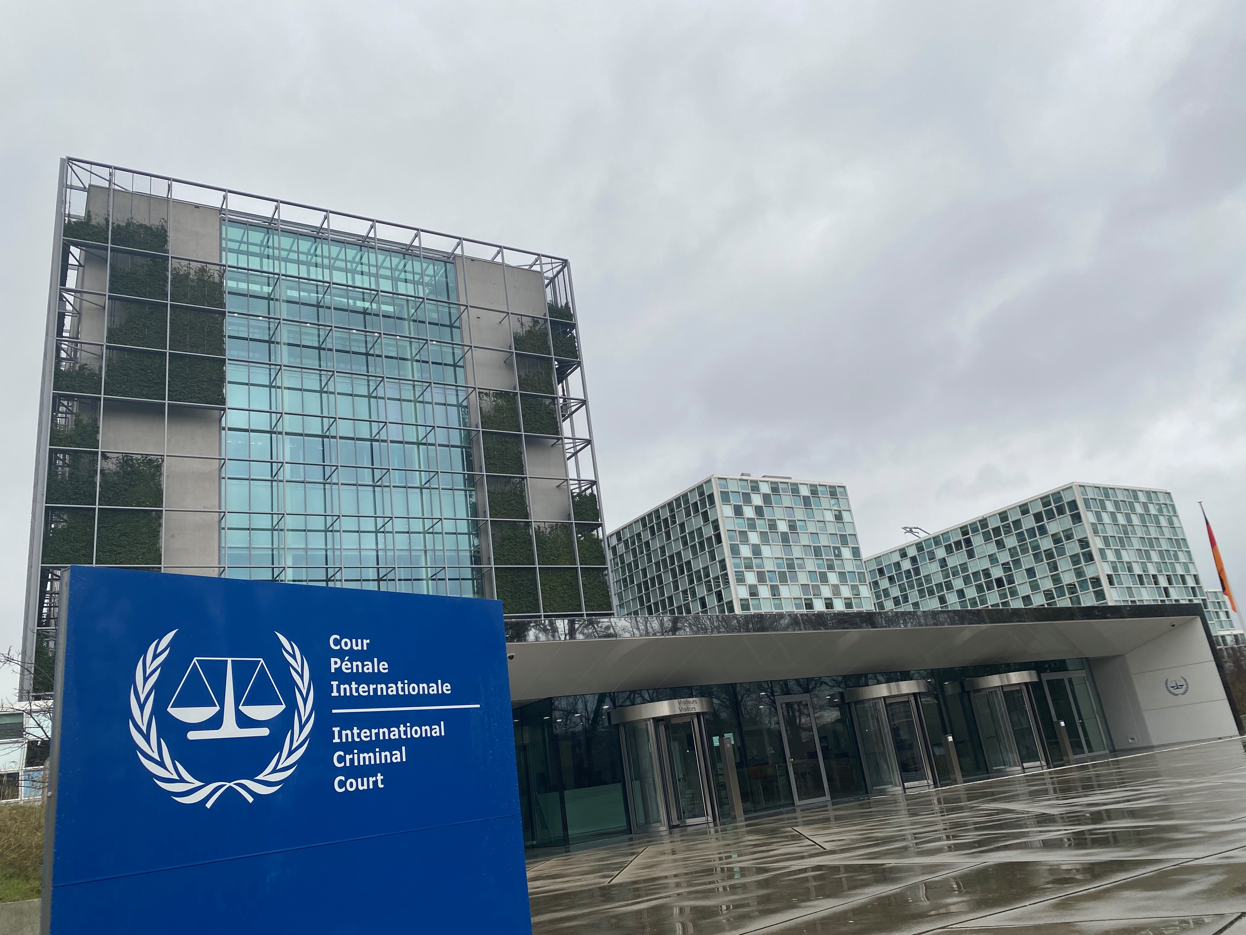 オランダにある国際刑事裁判所（ICC）