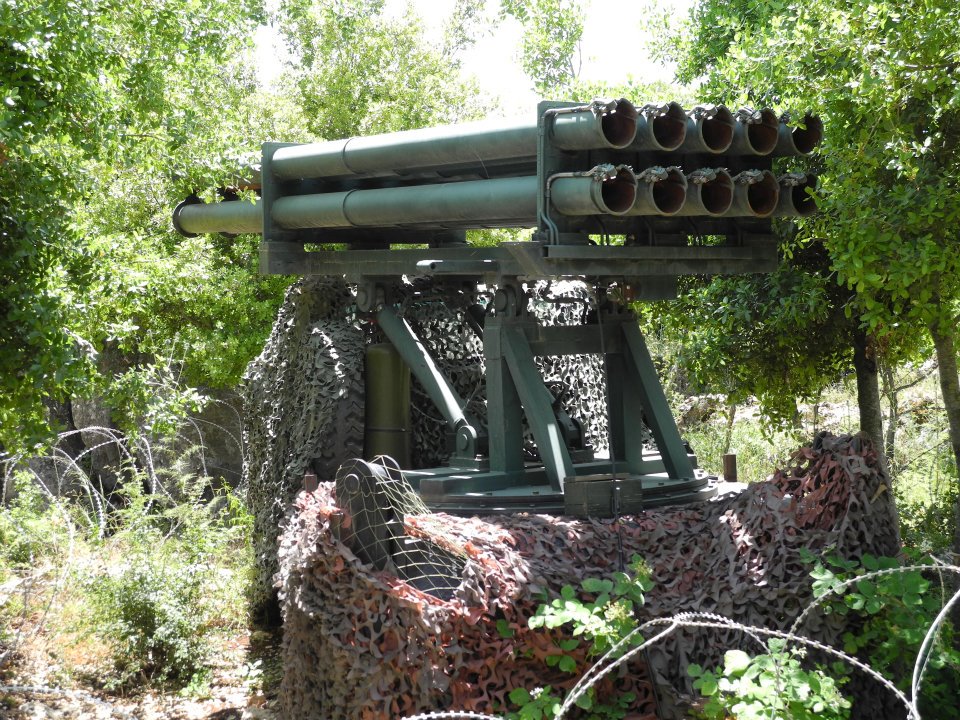 レバノン・抵抗運動博物館（イスラエルとの戦争に関連する様々な展示がある）にて（2012年）