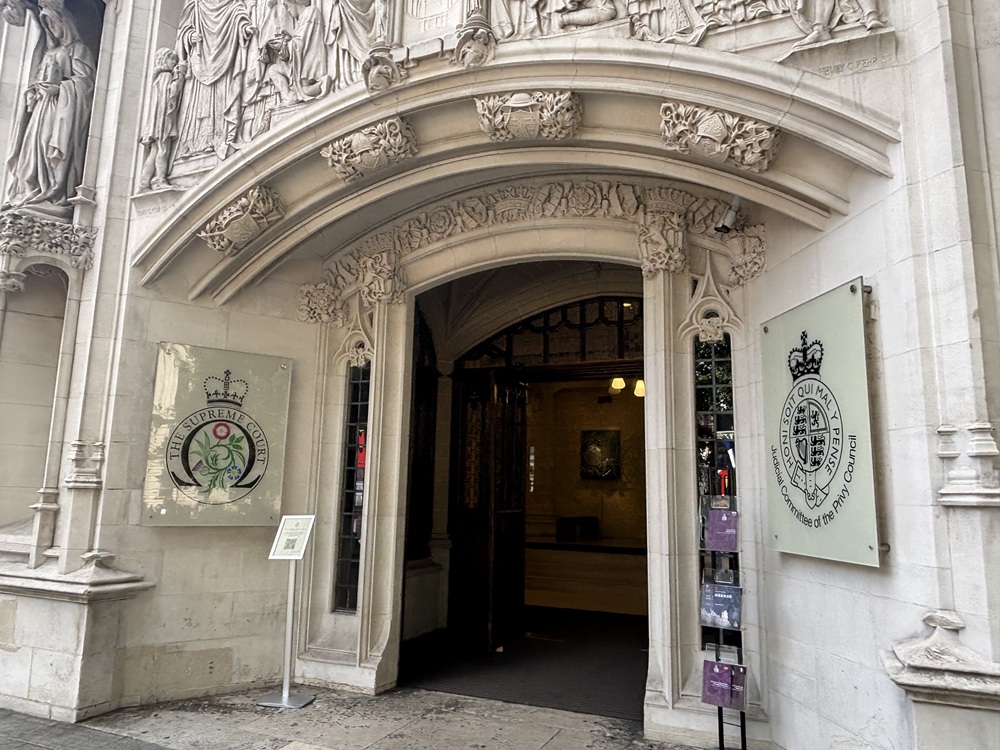 Royal Court of Justice（イングランド・ウェールズの最高裁判所）。イングランド・ウェールズだけでなく、スコットランドや北アイルランドまでをも管轄する最高裁判所が2009年にできました。