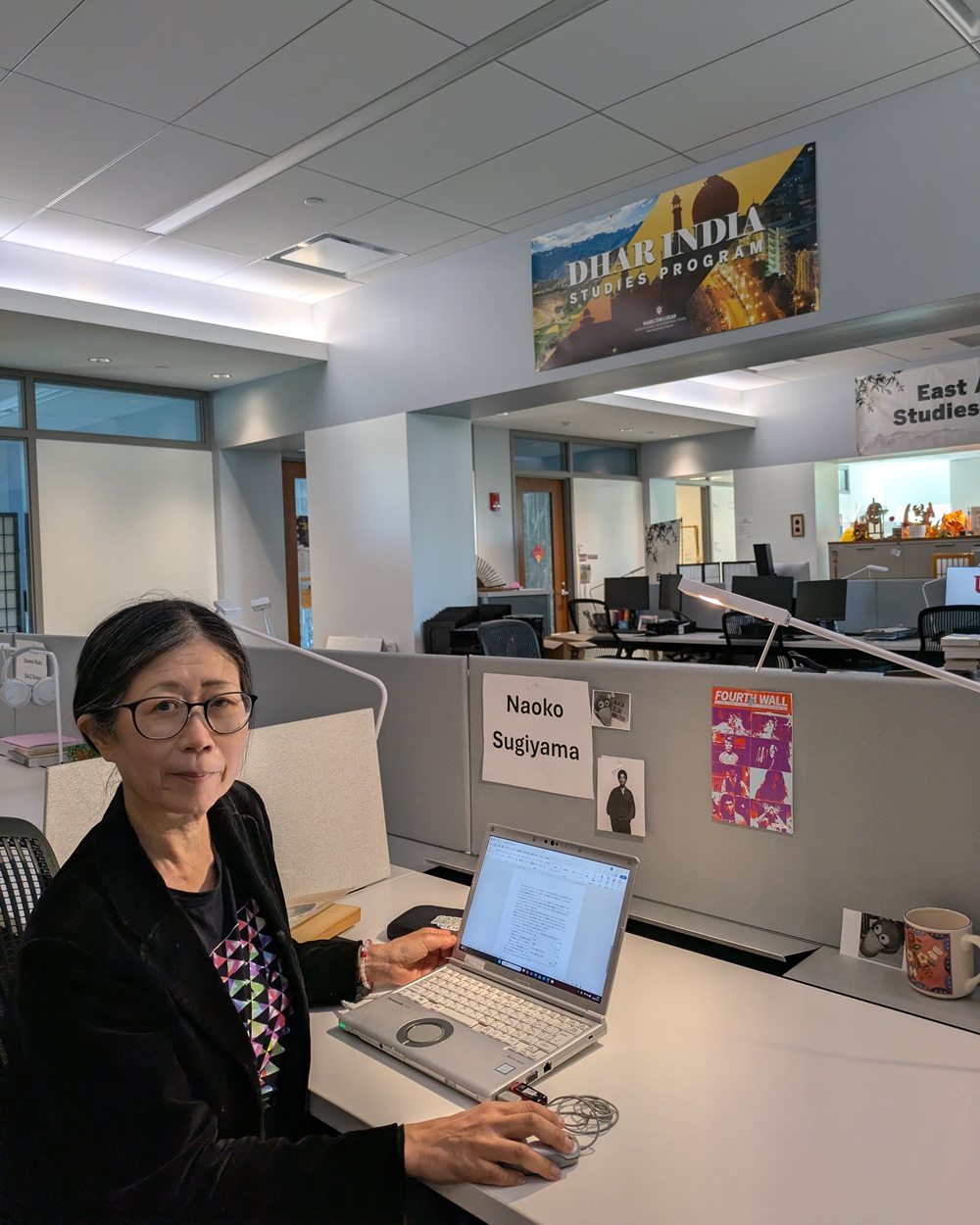 Visiting Scholarとして研修中のインディアナ大学で、オフィスのスペースも確保してもらい研究にいそしんでいます。