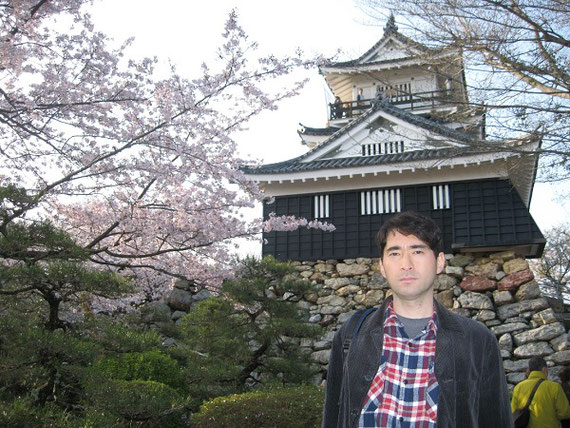 2011年4月撮影。徳川家康が17年間在城した浜松城（浜松市中区）。静岡大学工学部から徒歩15分。